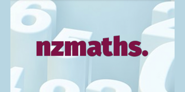 nz maths text with numbers behind it